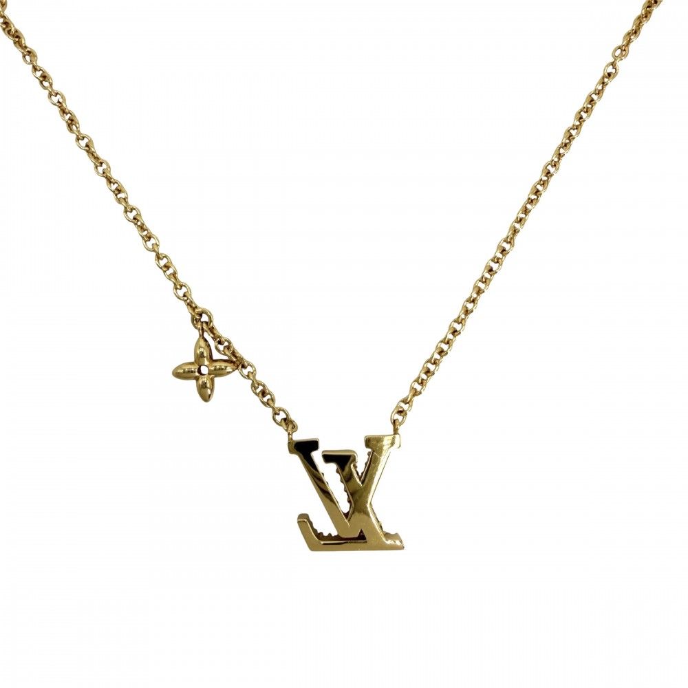 Louis Vuitton Necklace LV Iconic Pendant with Adjuster Star Rhinestone Gold — view 2