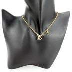 Louis Vuitton Necklace LV Iconic Pendant with Adjuster Star Rhinestone Gold — view 3