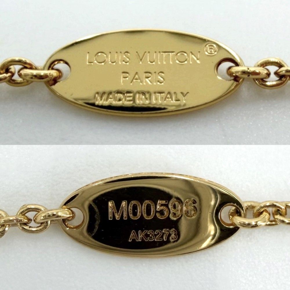 Louis Vuitton Necklace LV Iconic Pendant with Adjuster Star Rhinestone Gold — view 4