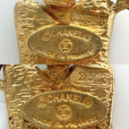 Chanel Earrings Angel Motif Vintage Gold Plated — view 4