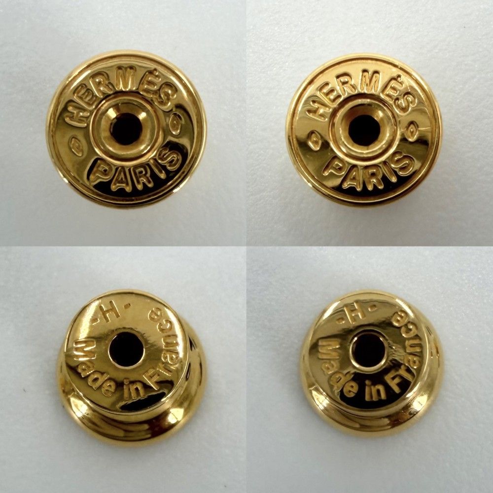 Hermes Earrings Pop Black Gold — view 4