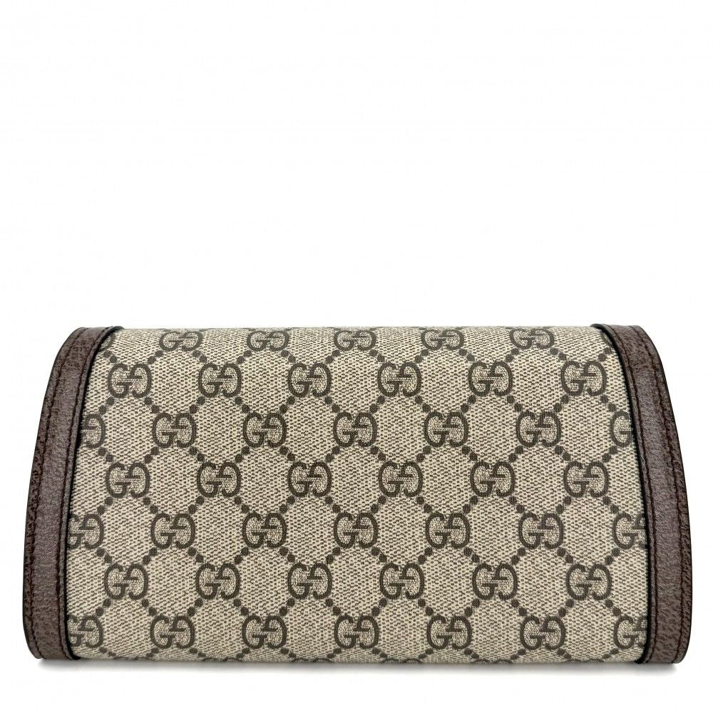 Gucci Chain Wallet Blanc Shoulder Bag Pochette Crossbody GG Supreme Canvas — view 2