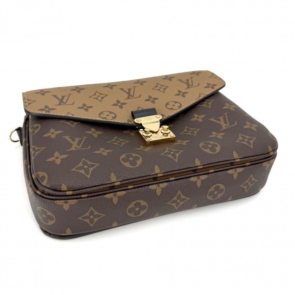 Louis Vuitton 2-Way Monogram Reverse Pochette Metis MM Shoulder Bag Crossbody — view 3