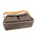 Louis Vuitton Shoulder Bag Monogram Viva Cite GM Semi Brown Gold — view 3