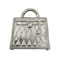 Hermes Pendant Kelly Curiosity Charm Silver