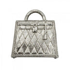 Hermes Pendant Kelly Curiosity Charm Silver