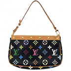 Louis Vuitton Handbag Pochette Pouch Shoulder Black Monogram Multicolor Noir — view 2