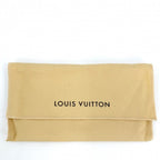 Louis Vuitton Handbag Pochette Mila MM Pouch Chain Damier Azur Canvas White Gold — view 7