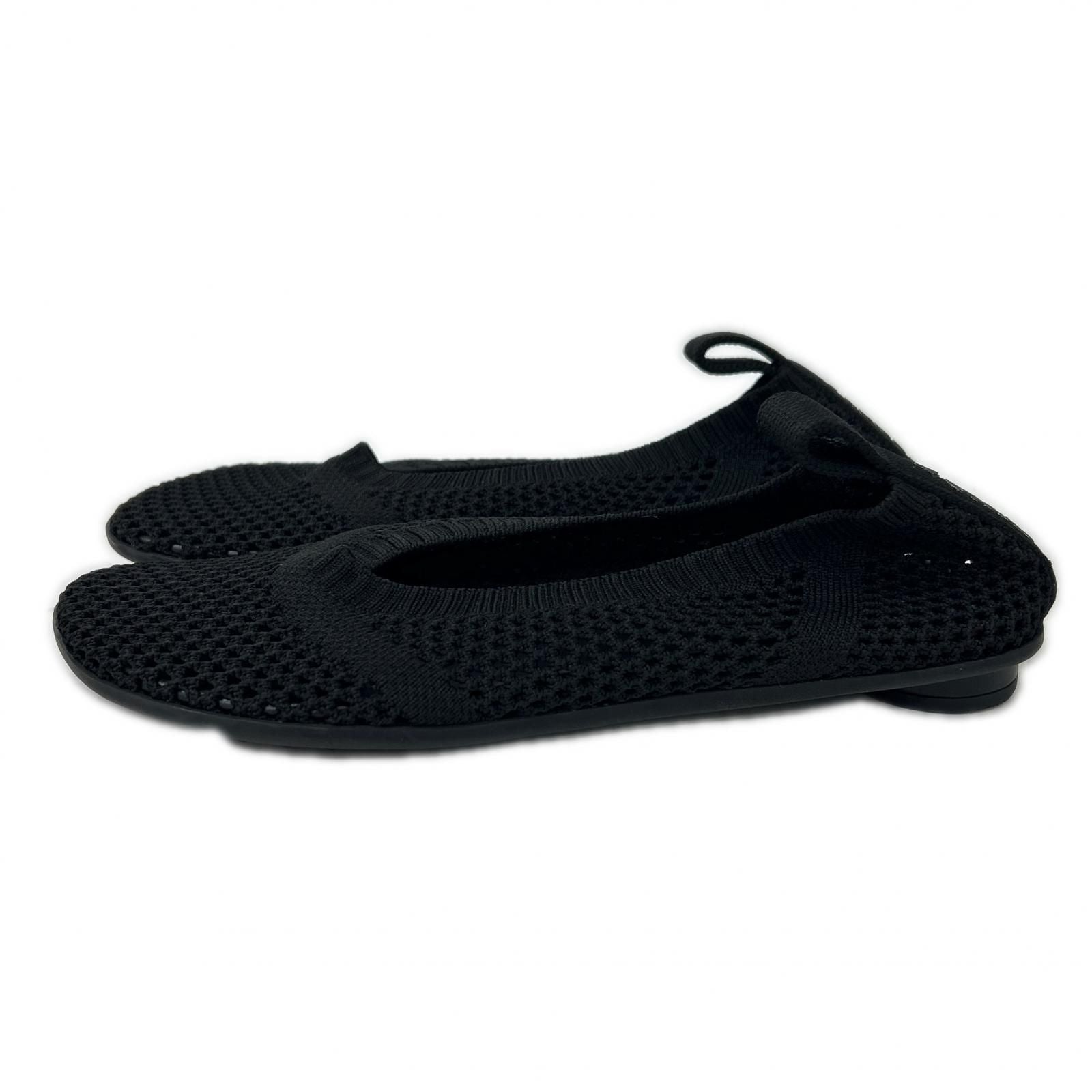 Bottega Veneta Atomic Ballerina Mesh Flat Shoes — view 2