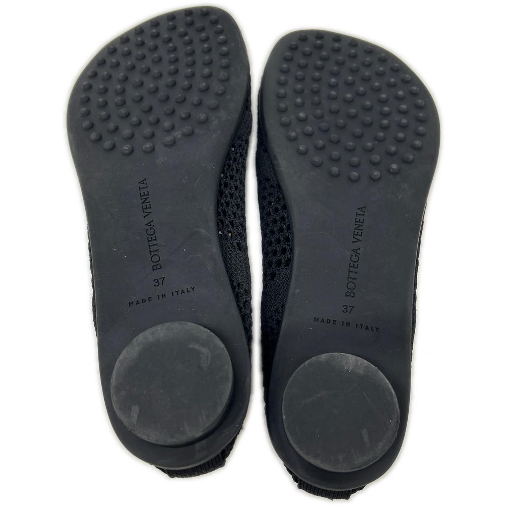 Bottega Veneta Atomic Ballerina Mesh Flat Shoes — view 6