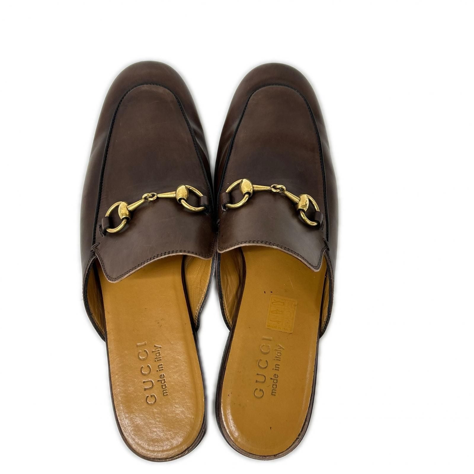 Gucci Princetown Horsebit Leather Slippers — view 5