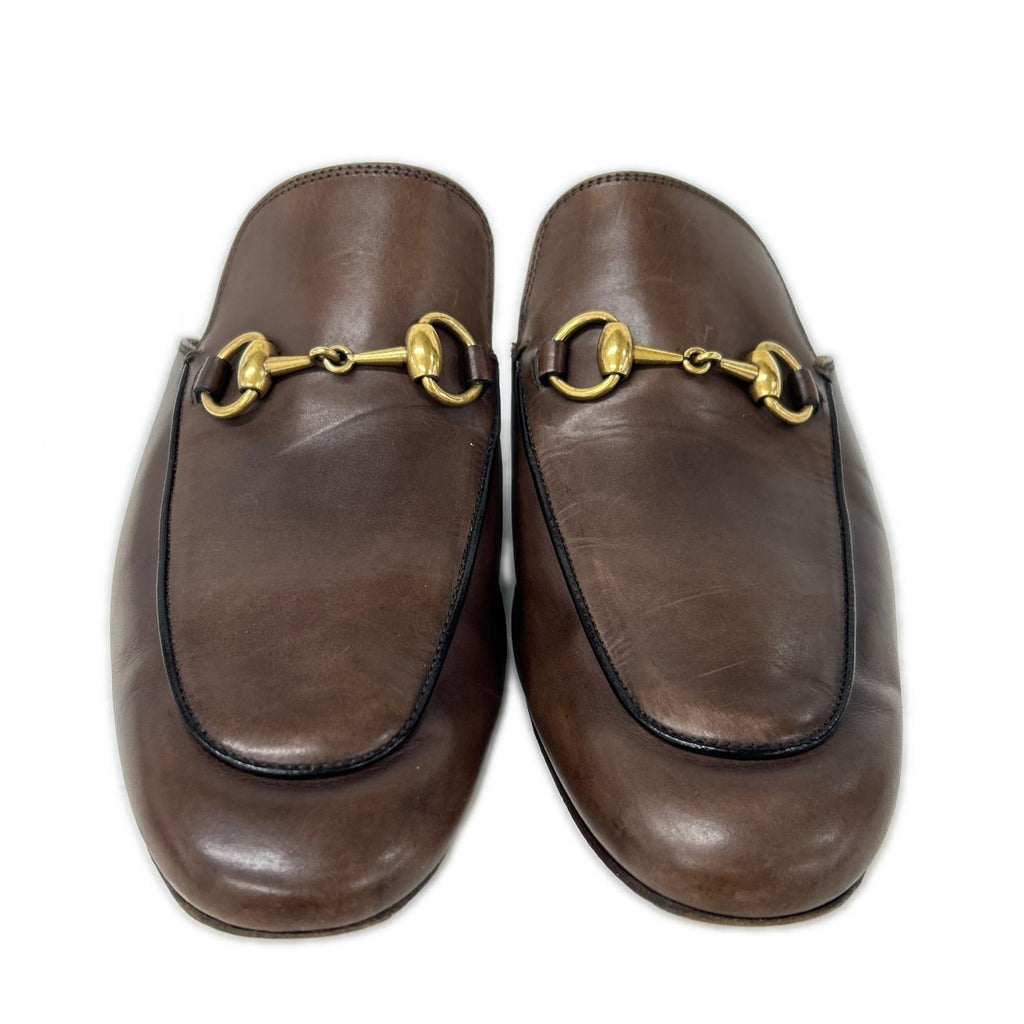 Gucci Princetown Horsebit Leather Slippers — view 4