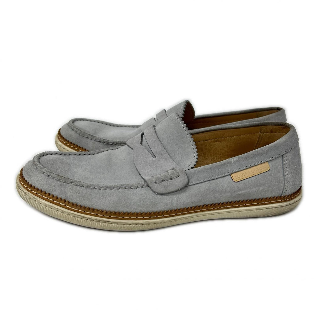 Louis Vuitton Suede Coin Loafers 7 — view 2
