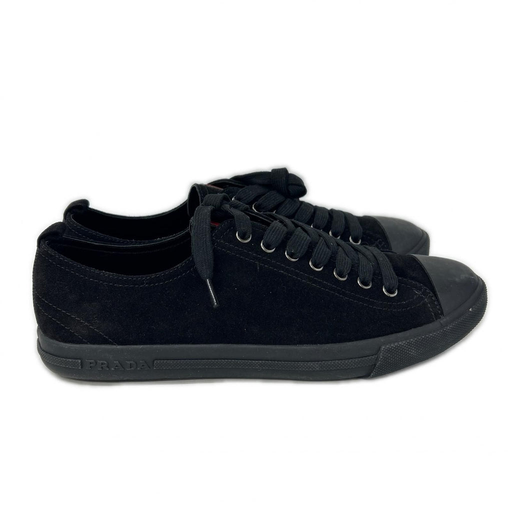 Prada Sport Suede Low Cut Sneakers 7.5 — view 3