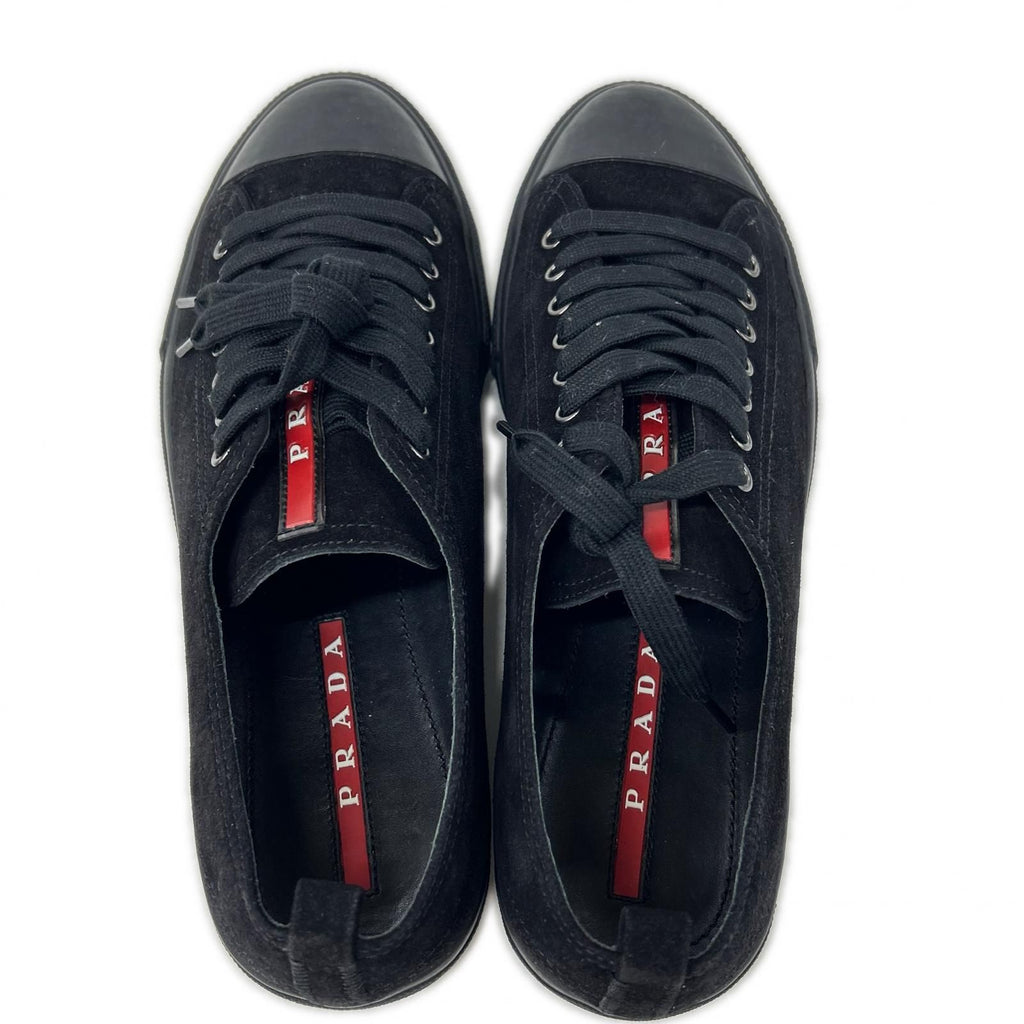 Prada Sport Suede Low Cut Sneakers 7.5 — view 5