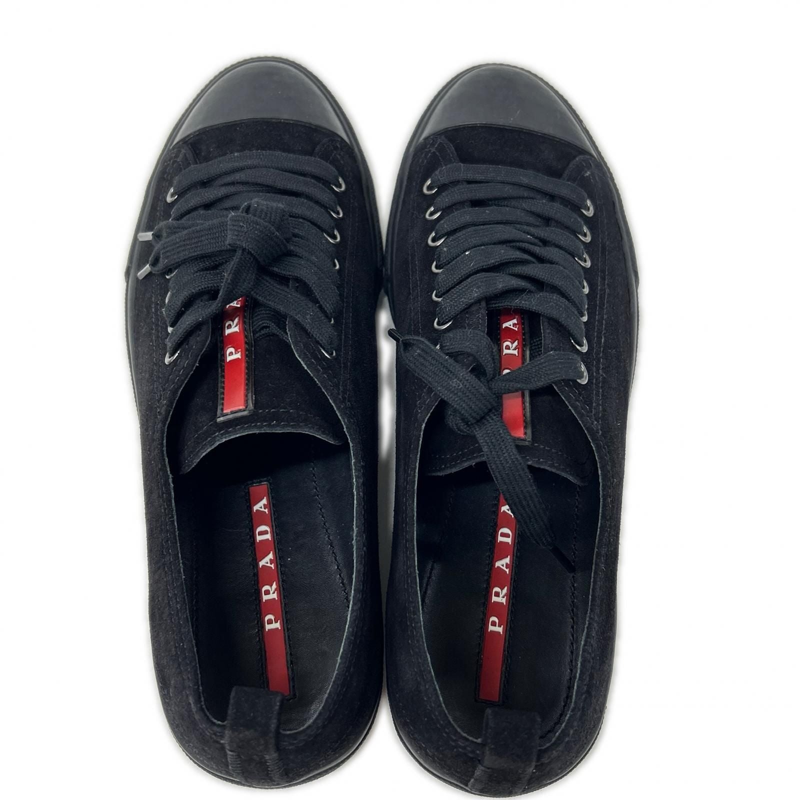 Prada Sport Suede Low Cut Sneakers 7.5 — view 5