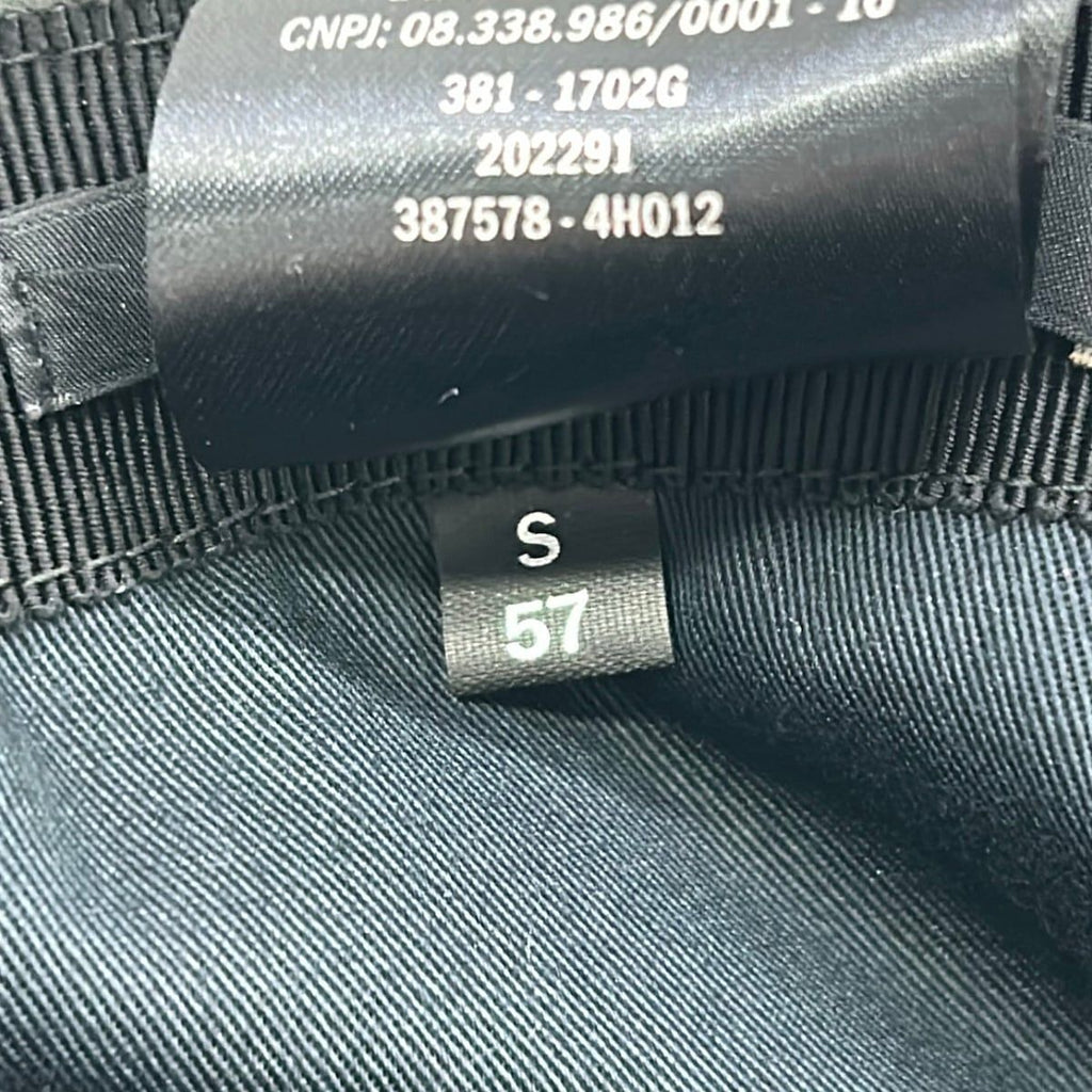 Gucci Cap S 57 Black Green Red GG Pattern Sherry — view 7