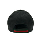 Gucci Cap S 57 Black Green Red GG Pattern Sherry — view 3
