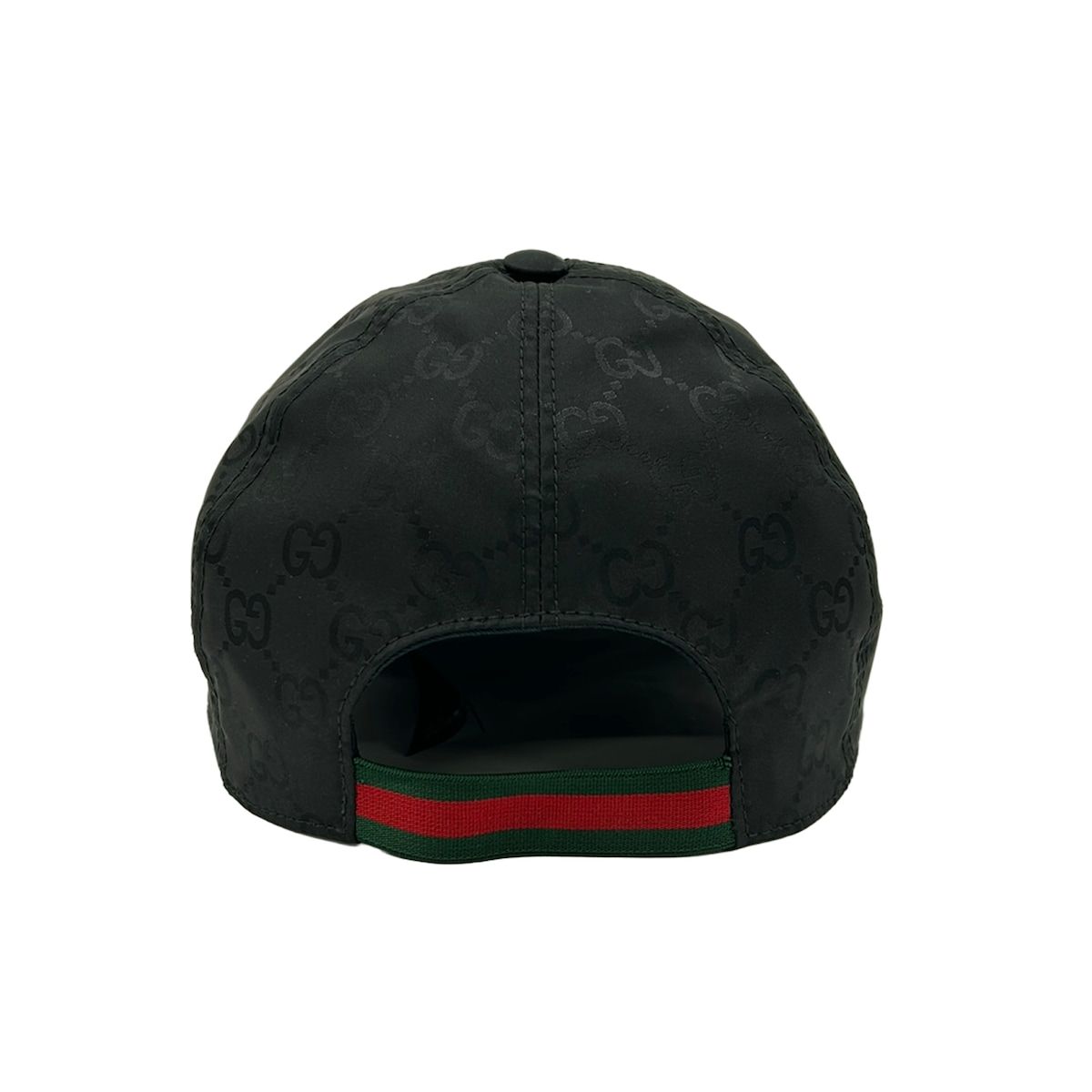 Gucci Cap S 57 Black Green Red GG Pattern Sherry — view 3