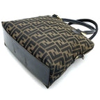 Fendi Zucca Handbag Nylon Brown — view 5
