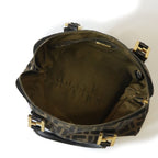 Fendi Zucca Handbag Nylon Brown — view 7