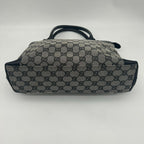 Gucci Tote GG All Over Pattern Canvas Shoulder Leather — view 7