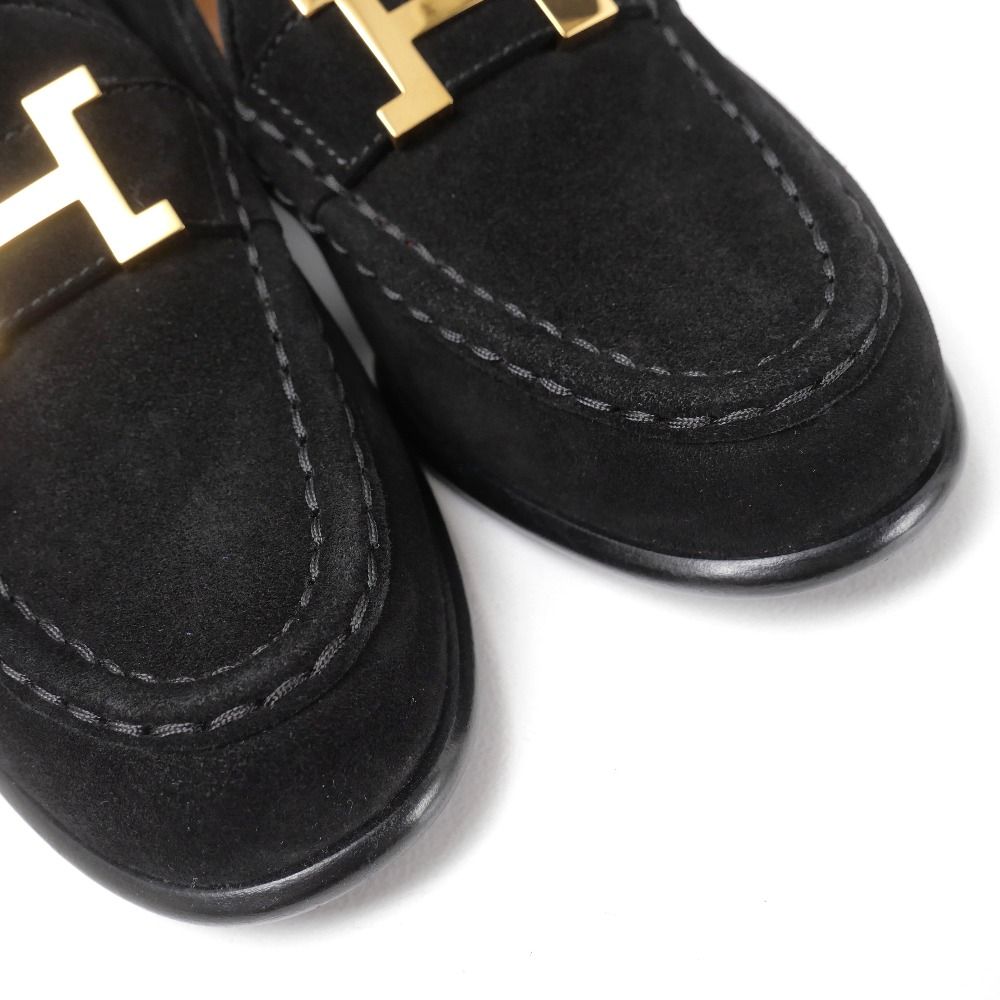 Hermes Constance Loafers 35 H Logo — view 4