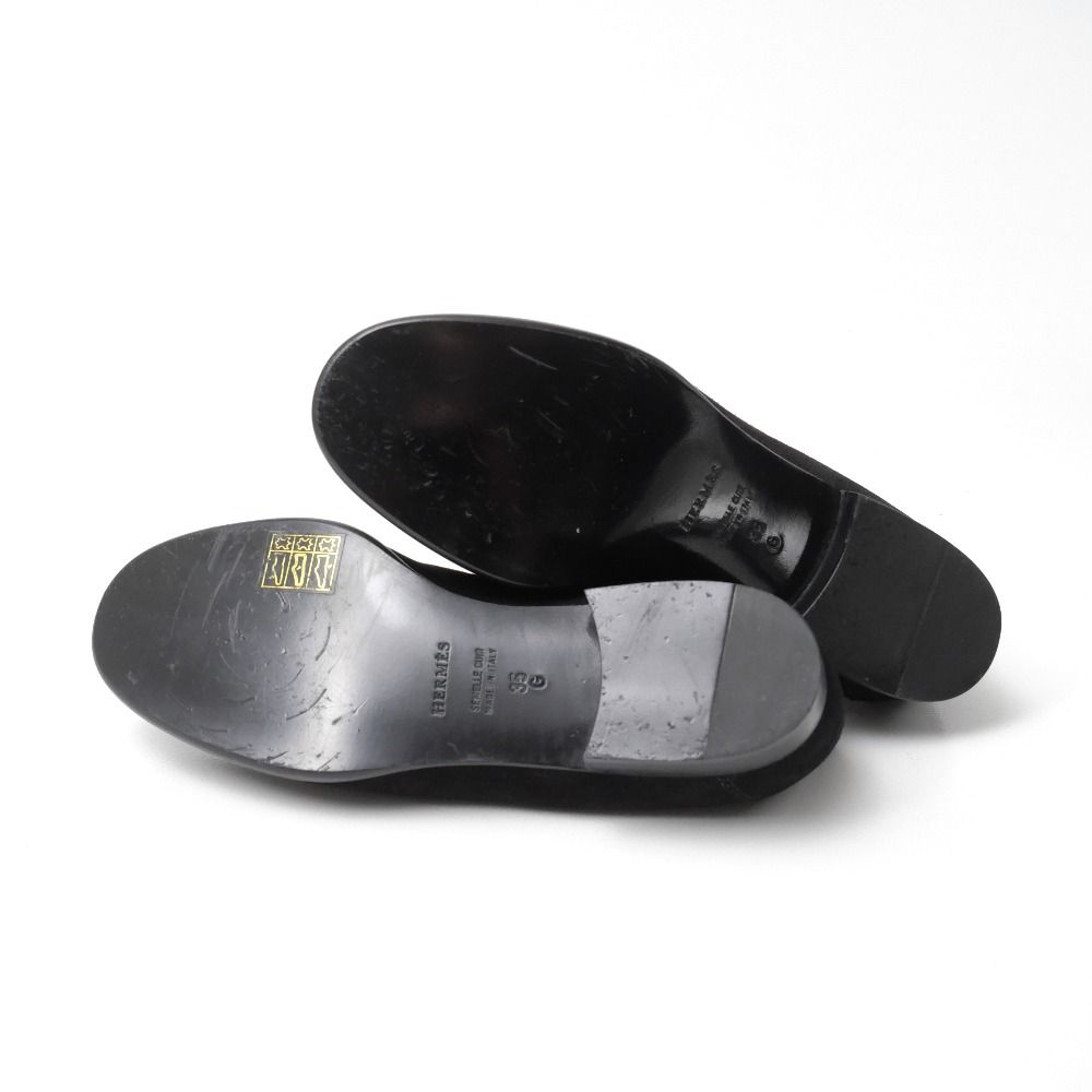 Hermes Constance Loafers 35 H Logo — view 7