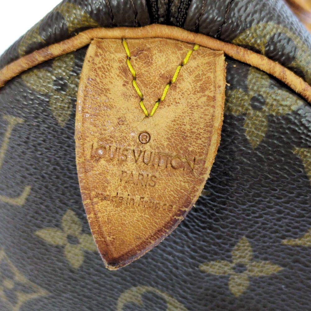 Louis Vuitton Monogram Speedy 30 Shoulder Bag Brown — view 7