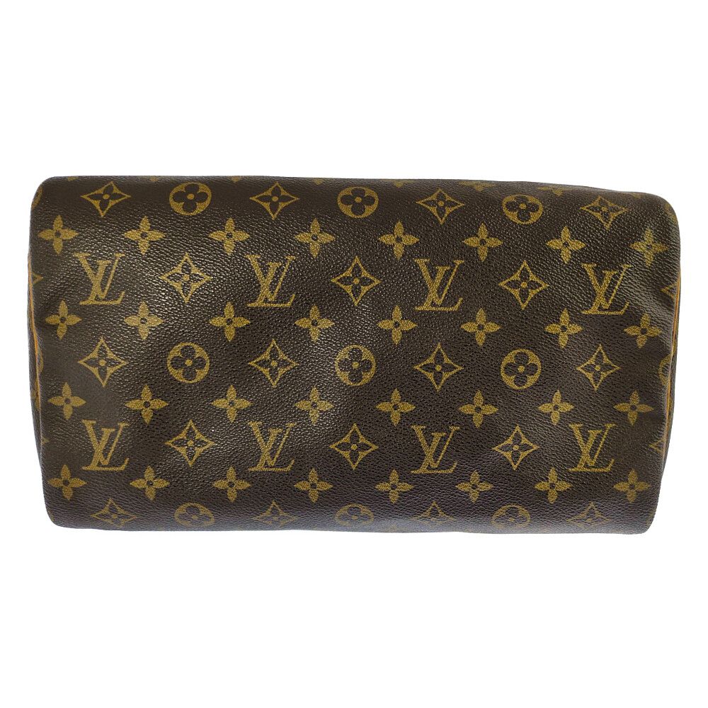 Louis Vuitton Monogram Speedy 30 Shoulder Bag Brown — view 4