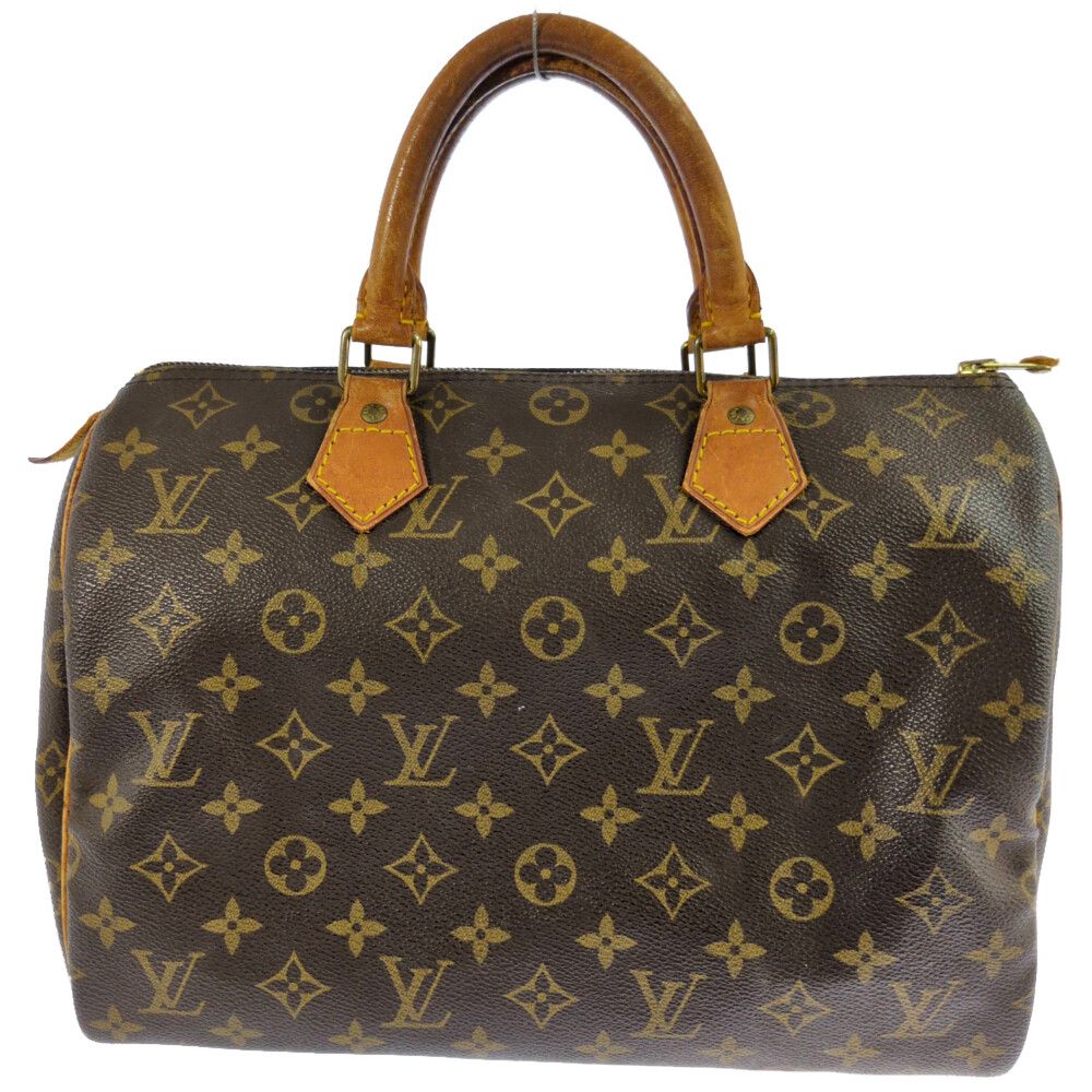 Louis Vuitton Monogram Speedy 30 Shoulder Bag Brown — view 3