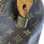 Louis Vuitton Monogram Speedy 30 Shoulder Bag Brown — view 8