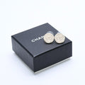 Chanel Earrings CC Logo Coin Motif Gold