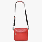 Gucci Shoulder Bag Guccissima Red Silver — view 4
