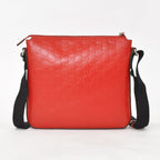Gucci Shoulder Bag Guccissima Red Silver — view 2