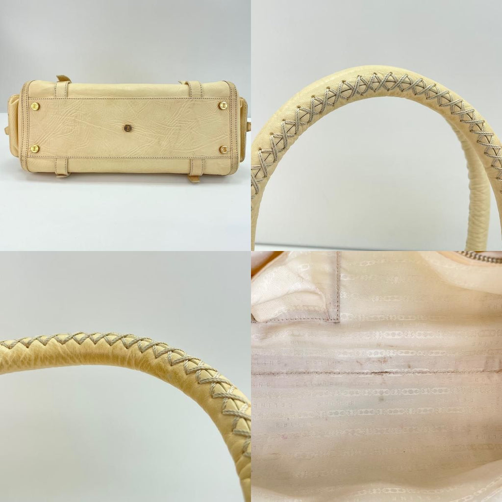 Celine Shoulder Bag Yellow — view 8