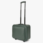 Bottega Veneta Carry Case Suitcase Intrecciato Dark Green Black Travel Bag — view 4