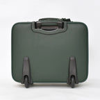 Bottega Veneta Carry Case Suitcase Intrecciato Dark Green Black Travel Bag — view 2