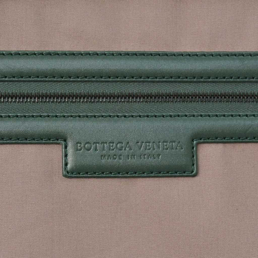 Bottega Veneta Carry Case Suitcase Intrecciato Dark Green Black Travel Bag — view 7