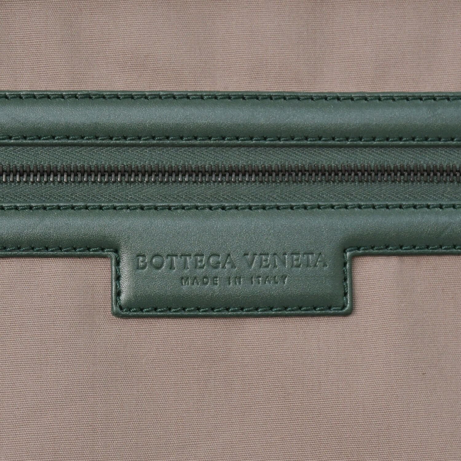 Bottega Veneta Carry Case Suitcase Intrecciato Dark Green Black Travel Bag — view 7