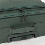 Bottega Veneta Carry Case Suitcase Intrecciato Dark Green Black Travel Bag — view 5