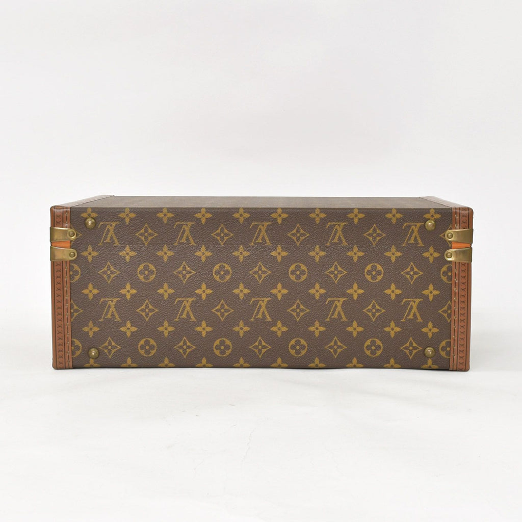 Louis Vuitton President 45 Suitcase Trunk Case Monogram Brown — view 4