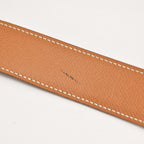 Hermes Elephant Motif Belt 5 Statue Gold Buckle Leather Plated Black Brown — view 7