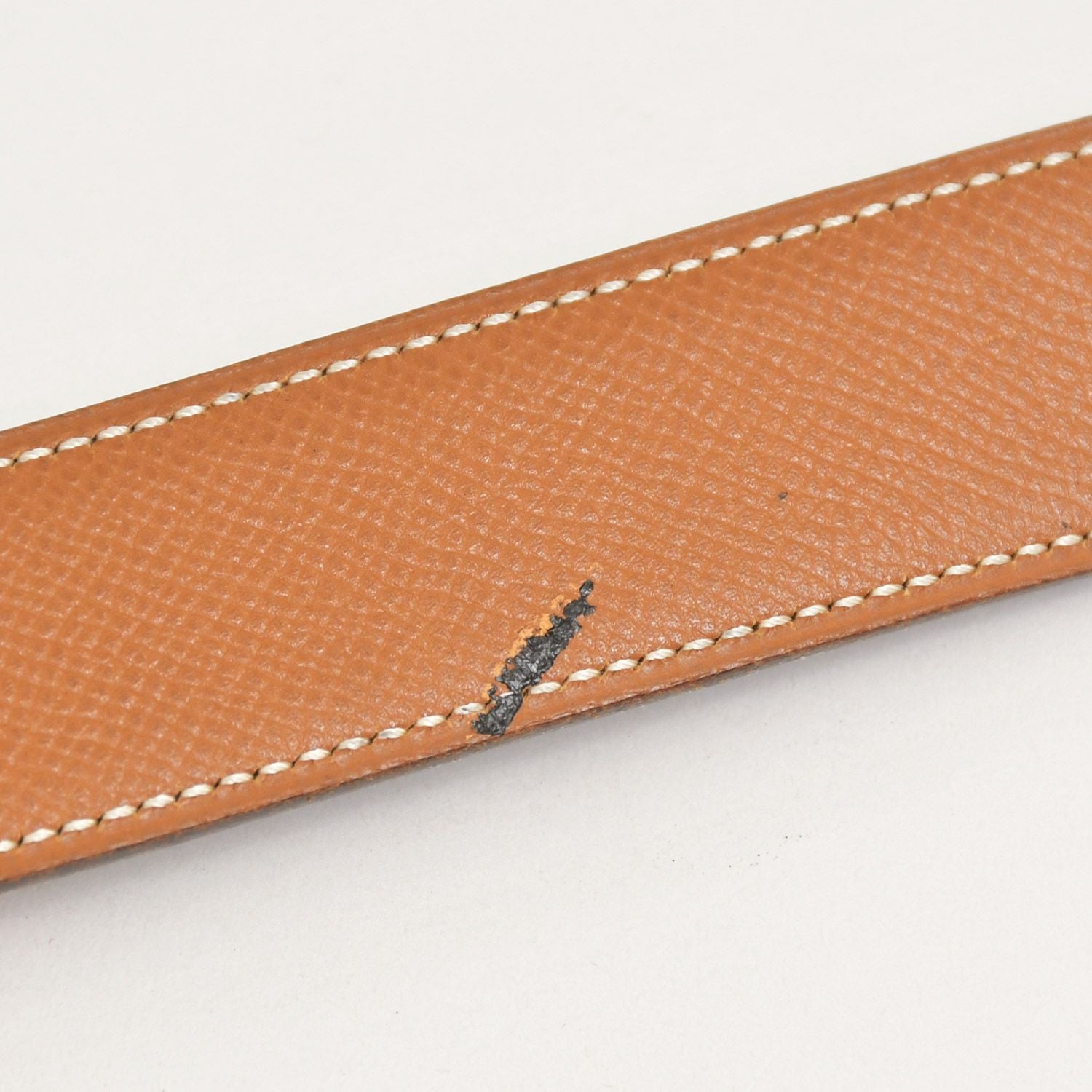 Hermes Elephant Motif Belt 5 Statue Gold Buckle Leather Plated Black Brown — view 6