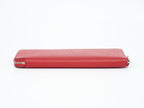 Hermes Azap Silk in Long Epsom Zip Around Wallet Rouge Casac — view 3