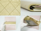 Chanel CC Logo Quilted Wallet Leather Gold — view 7