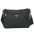 Prada Nylon Shoulder Bag Pochette Black