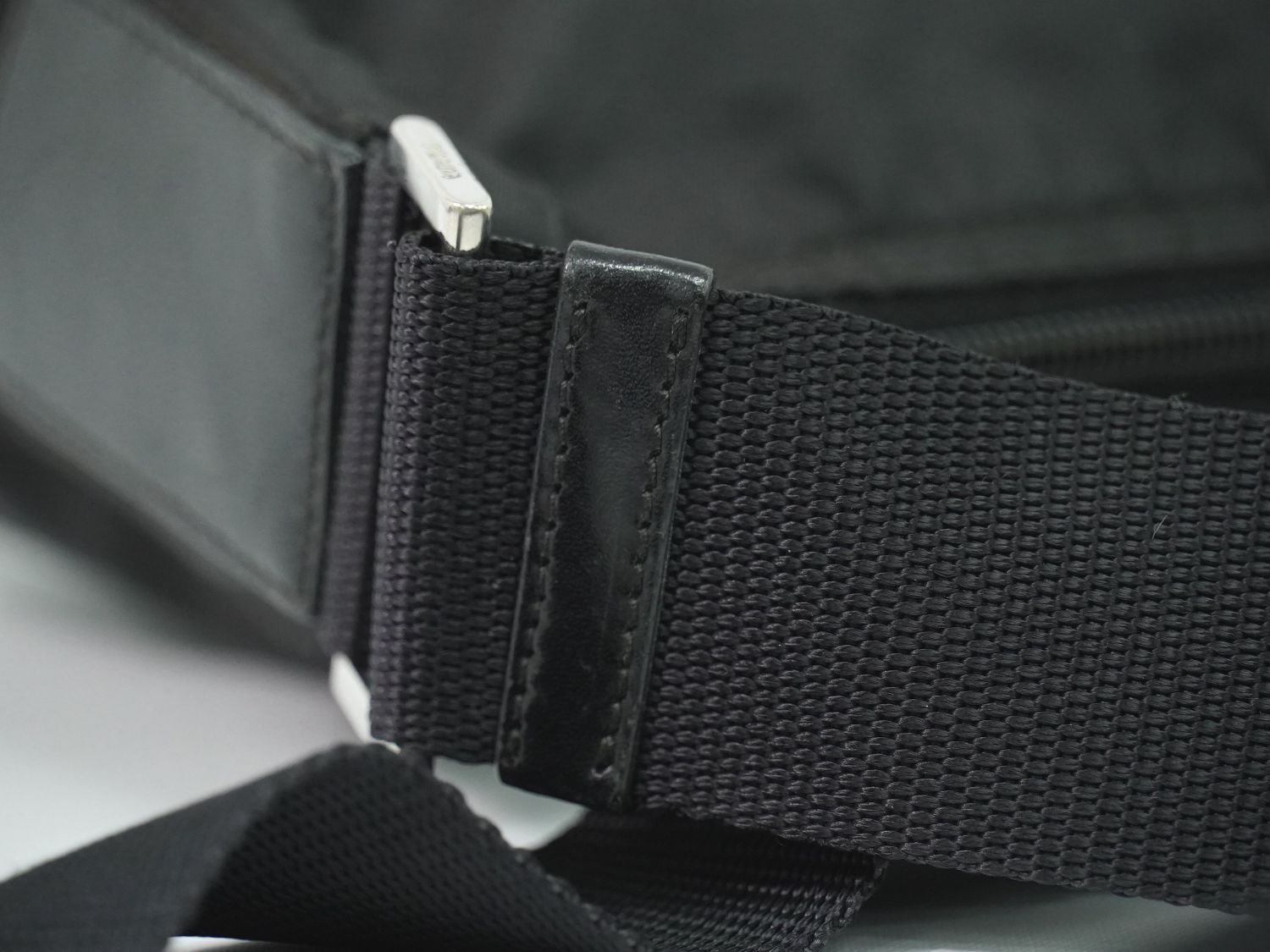 Prada Nylon Shoulder Bag Pochette Black — view 5
