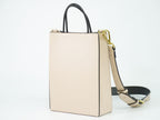Fendi Pack Shopping Small 2-Way Shoulder Bag Pochette Leather Pink — view 2