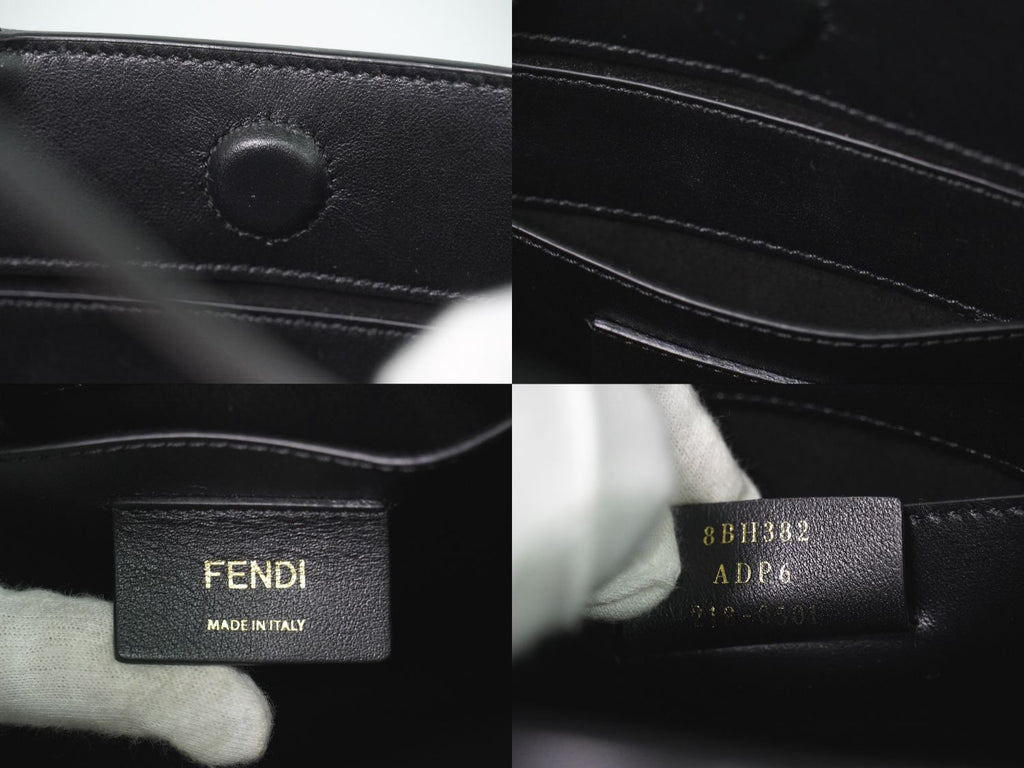 Fendi Pack Shopping Small 2-Way Shoulder Bag Pochette Leather Pink — view 9